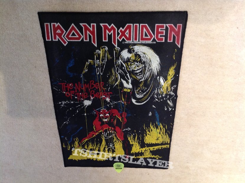 Iron Maiden - The Number Of The Beast - 1982 Iron Maiden Holdings Ltd. - Backpatch
