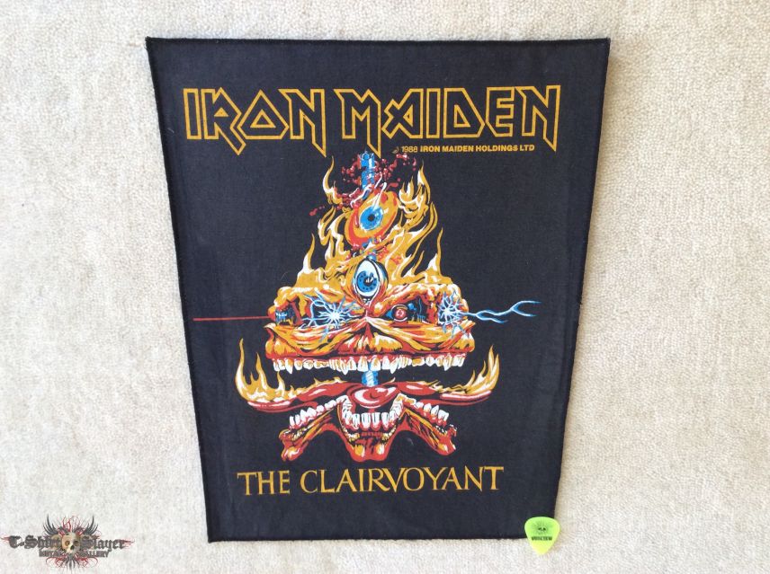 Iron Maiden - The Clairvoyant - 1988 Iron Maiden Holdings Ltd. - Backpatch