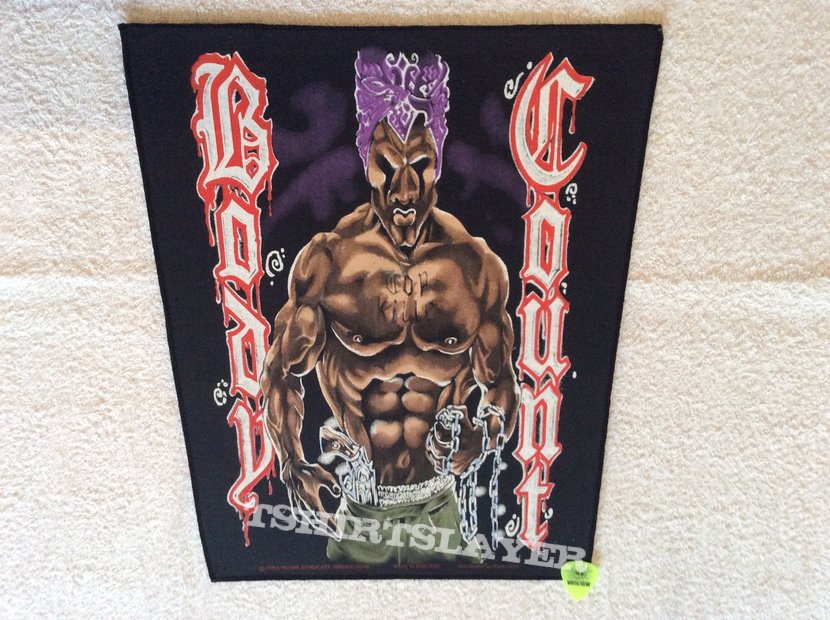 Body Count - Copkiller - 1993  Rhyme Syndicate Productions - Razamataz - Backpatch