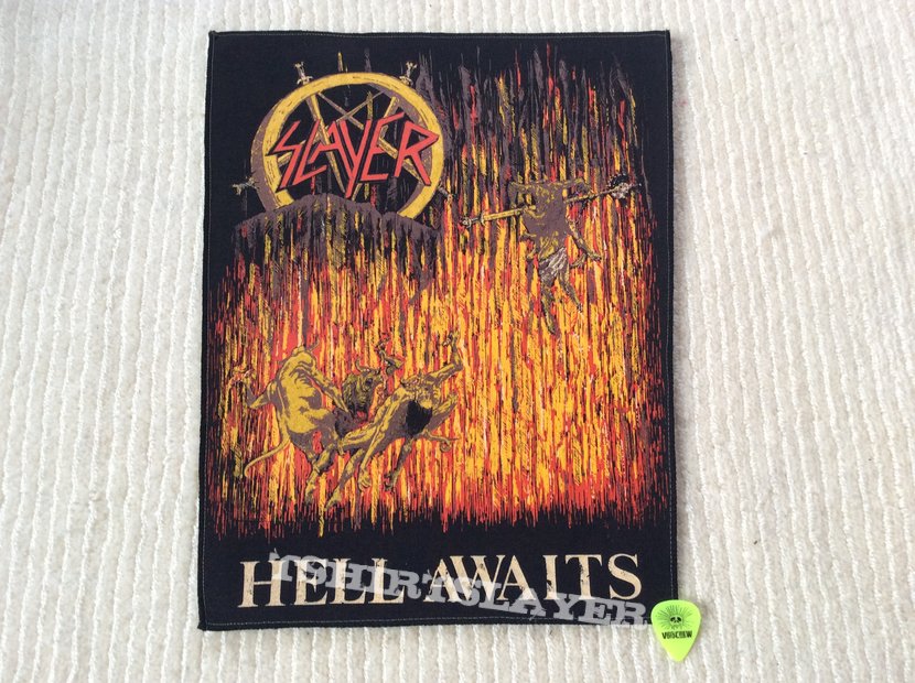 Slayer - Hell Awaits - White Thread - Vintage Back Patch