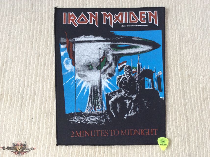 Iron Maiden - 2 Minutes To Midnight - 1984 Iron Maiden Holdings - Back Patch