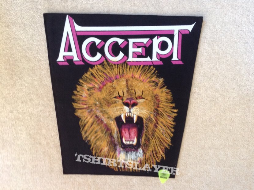 Accept - Lion - Vintage Backpatch