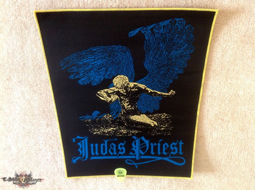 Judas Priest - Sad Wings Of Destiny - Yellow Border - Woven Backpatch