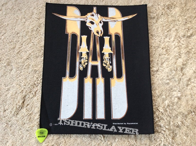 D.A.D. - Skull Logo - 1991 D A D - Razamataz - Backpatch D.A.D. - Skull Logo - 1991 D A D - Razamataz - Backpatch