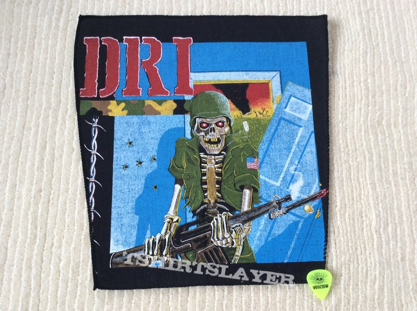 D.R.I. - Dirty Rotten - Vintage Back Patch - Dirty Rotten Imbeciles