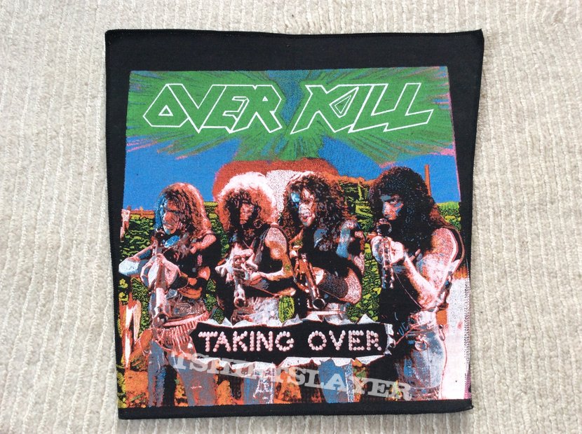 Overkill - Taking Over - Vintage Backpatch