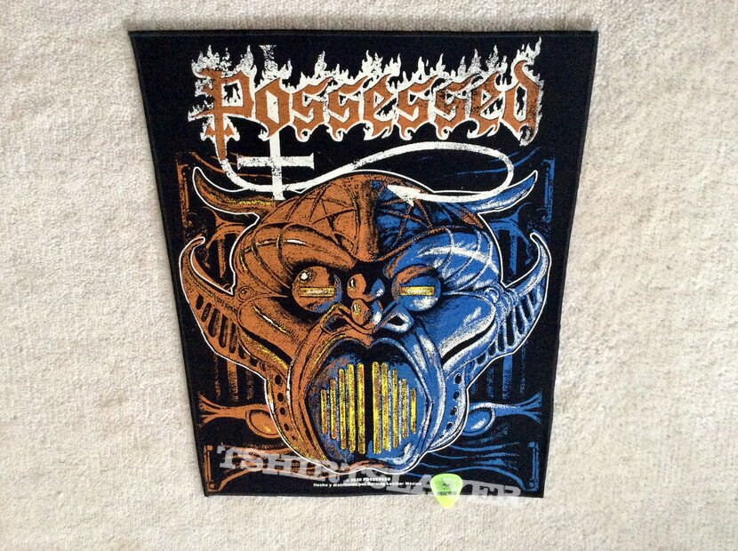 Possessed - Beyond The Gates - 2020 Possessed Burning Leather Backpatch - Black Border