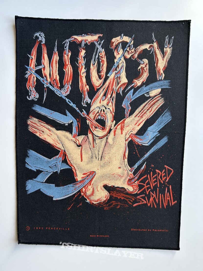 Autopsy Severed Survival Backpatch