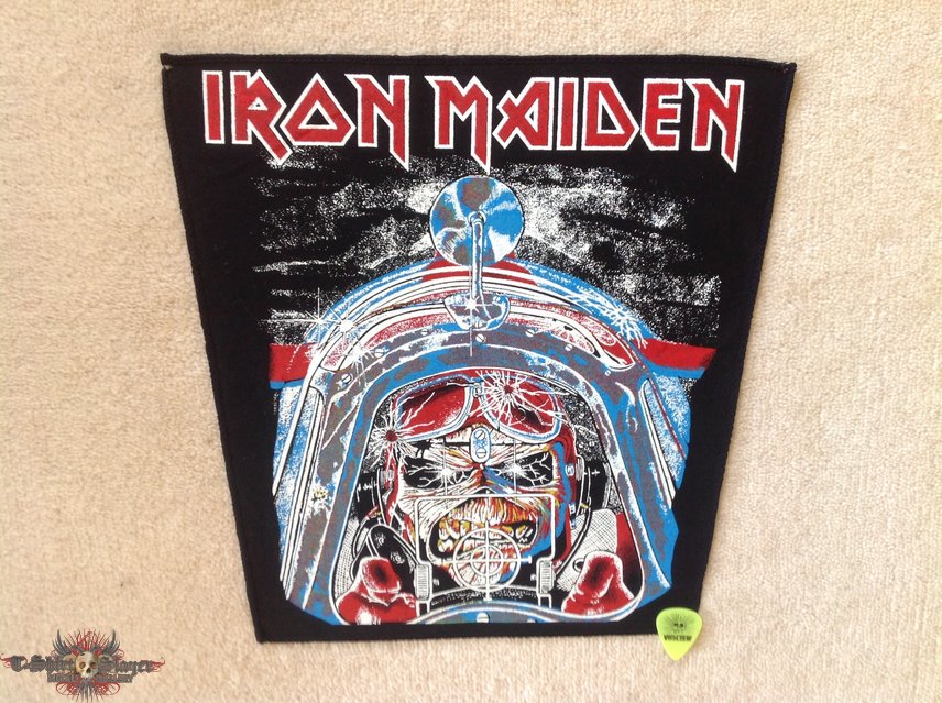 Iron Maiden - Aces High - Short Version - Vintage Backpatch Iron Maiden - Aces High - Short Version - Vintage Backpatch