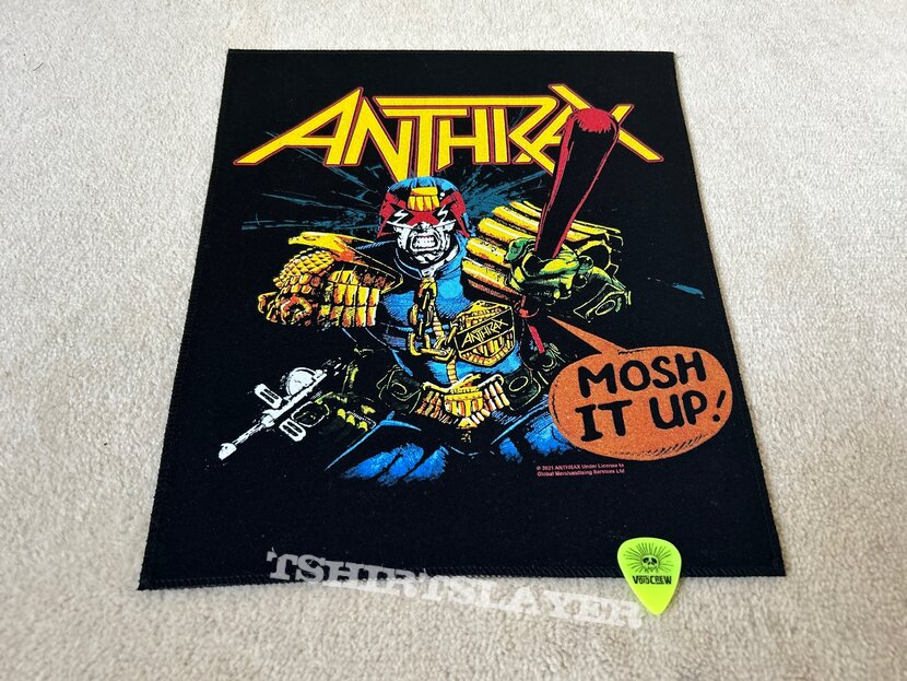 Anthrax - Mosh It Up! - 2021 Anthrax Global Merchandising Services - Backpatch 