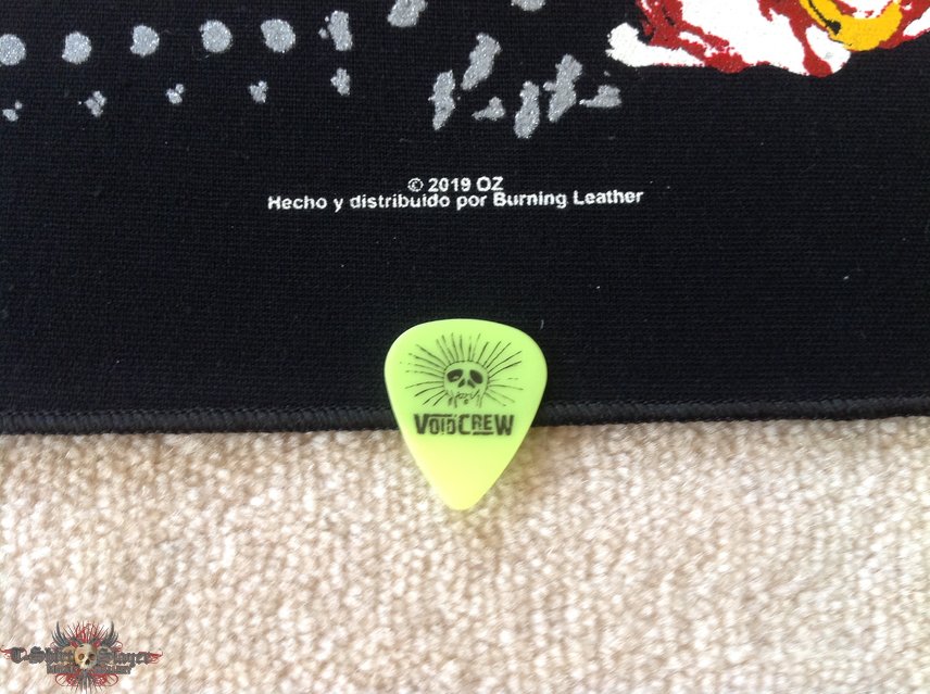 OZ - Fire In The Brain - Black Border - 2019 OZ Burning Leather - Backpatch