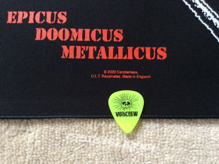 Candlemass - Epicus Doomcus Metallicus - 2020 Candlemass Razamataz Backpatch 