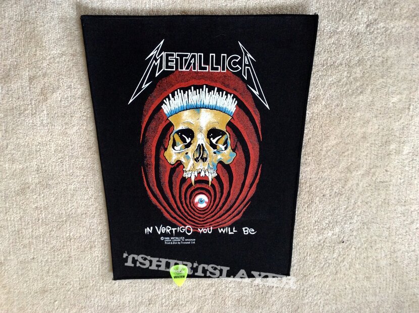 Metallica - In Vertigo You Will Be - 1989 Metallica - Brockum - Backpatch