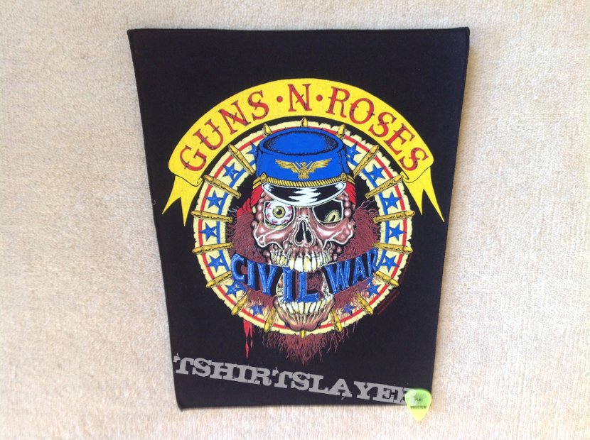 Guns N Roses - Civil War - 1991 Guns &#039;n&#039; Roses - Brockum - Backpatch