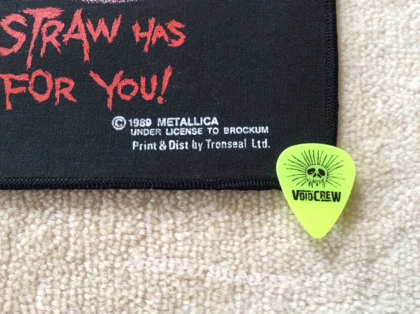 Metallica - Shortest Straw - 1989 Metallica - Brockum - Backpatch