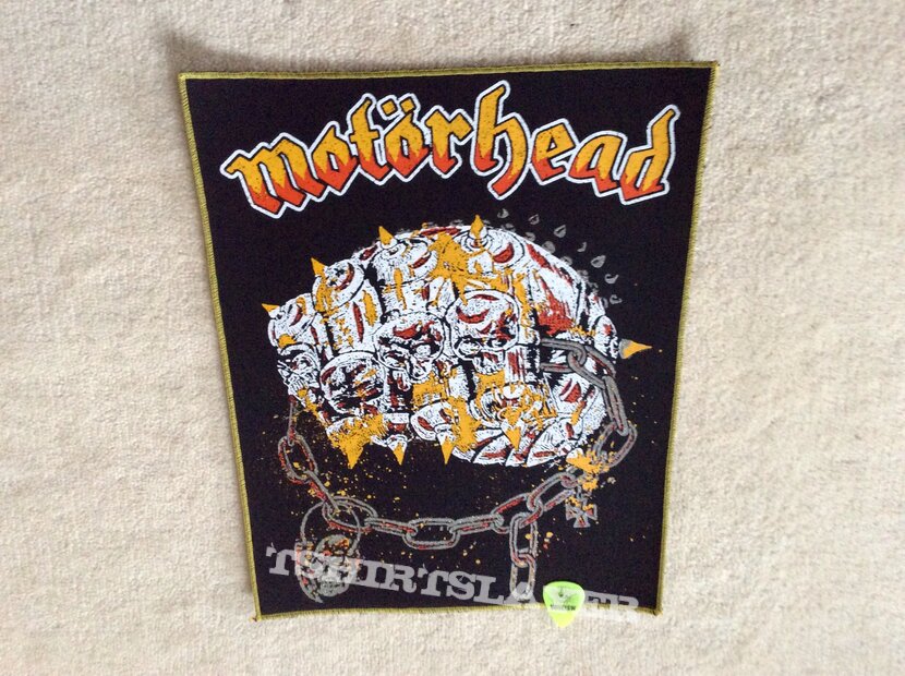 Motörhead - Iron Fist - Backpatch Yellow Border