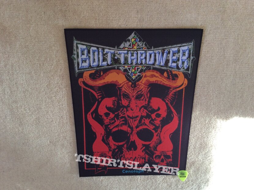 Bolt Thrower- Cenotaph - Woven Backpatch