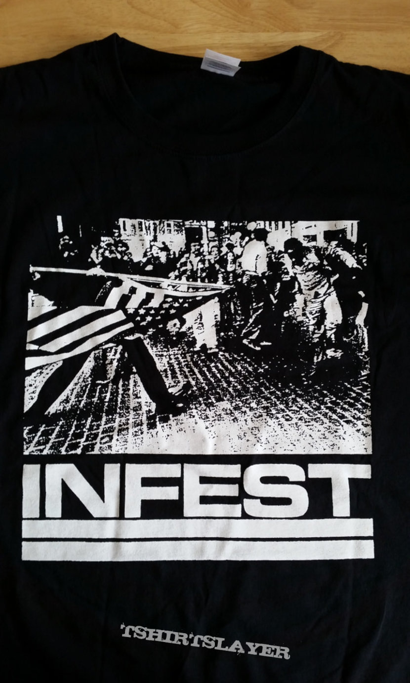 Infest Shirt, Cover of EP from 1988 | TShirtSlayer TShirt and BattleJacket  Gallery