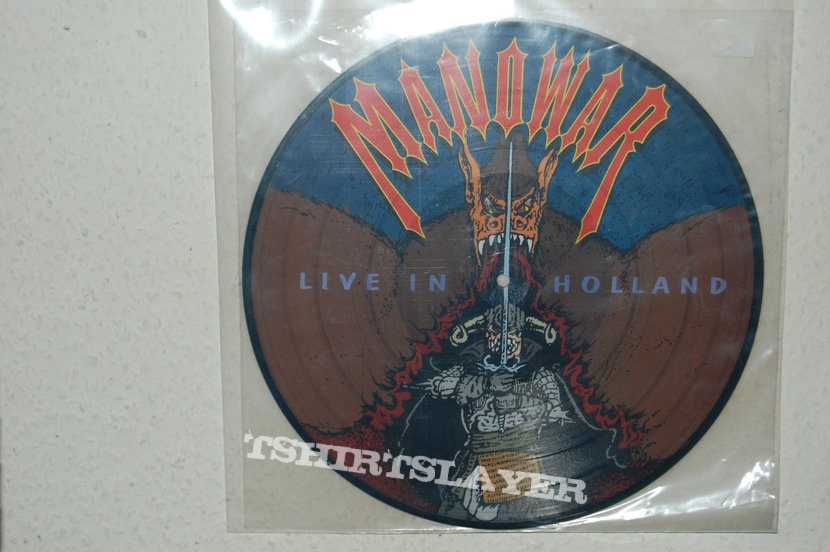 Manowar, Picture LP, Flag, Patch Band merch Collection