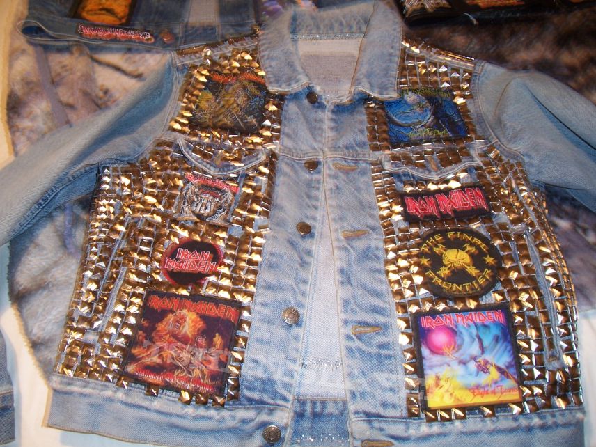 Iron Maiden Studded Jacket | TShirtSlayer TShirt and BattleJacket Gallery