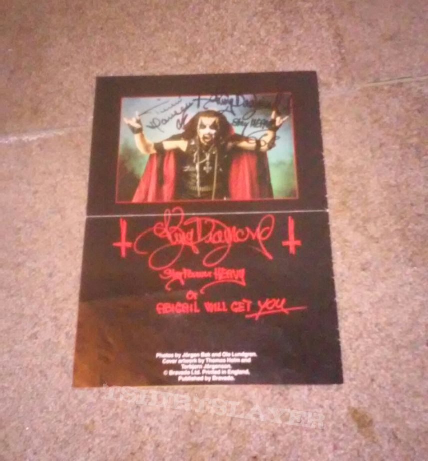 King Diamond - Abigail tour program/poster 