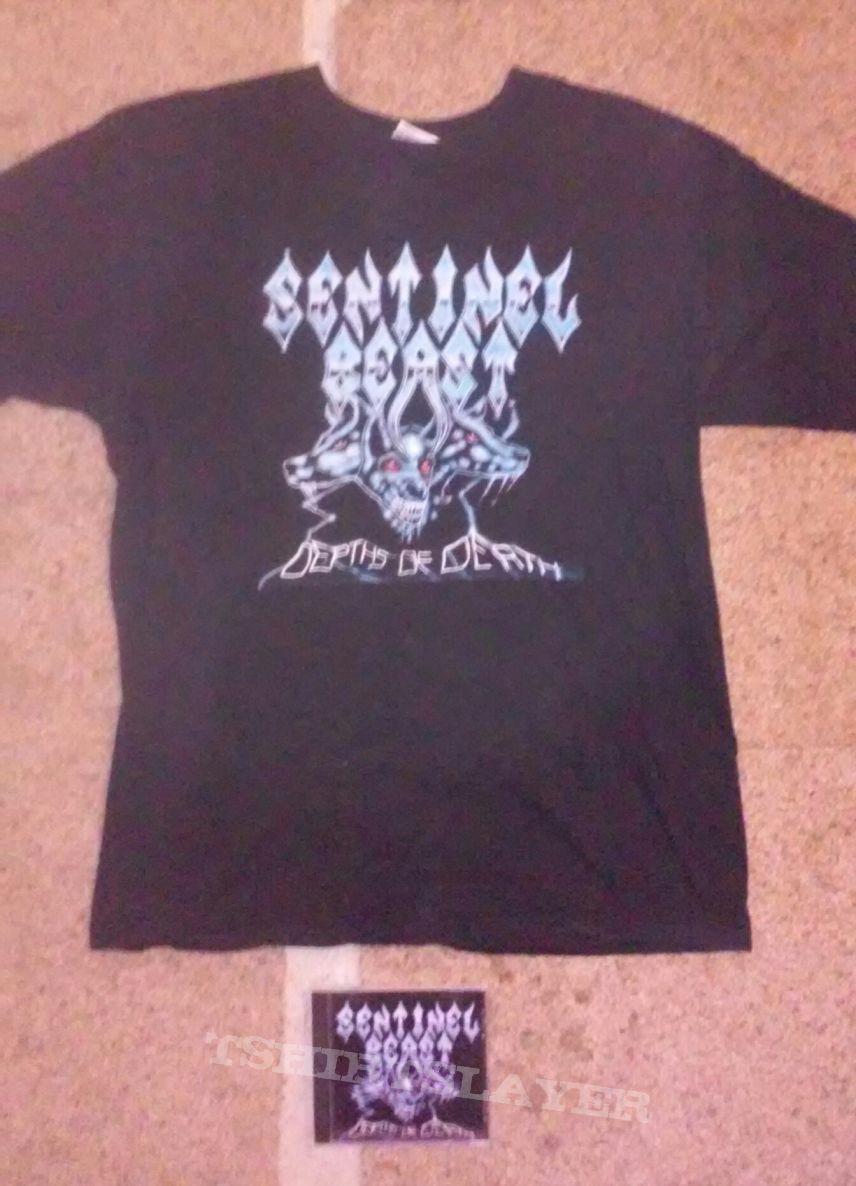 Sentinel Beast &#039;&#039;&#039; Depths of death&#039;&#039; shirt &amp; cd