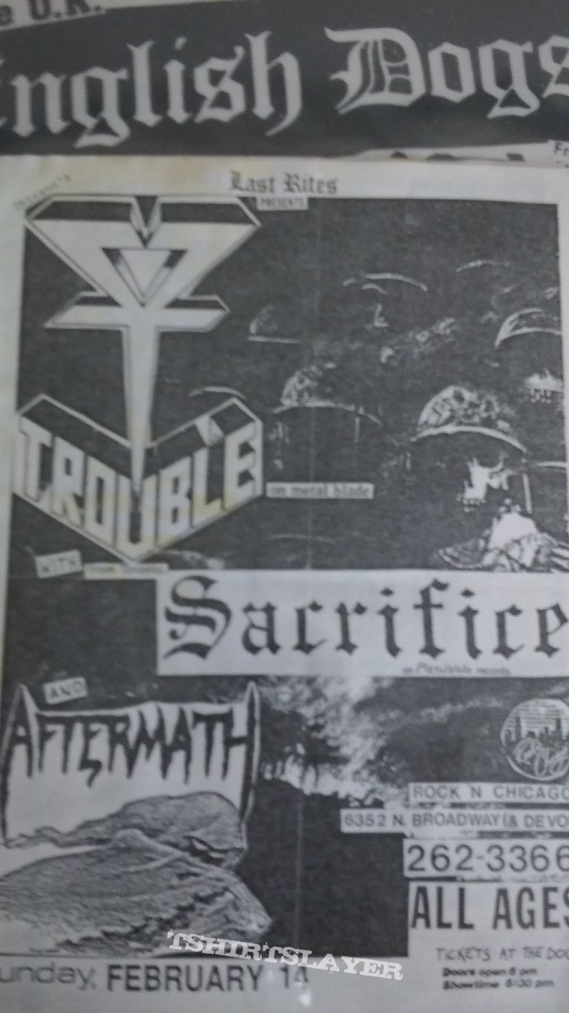 Trouble/Sacrifice Flyer