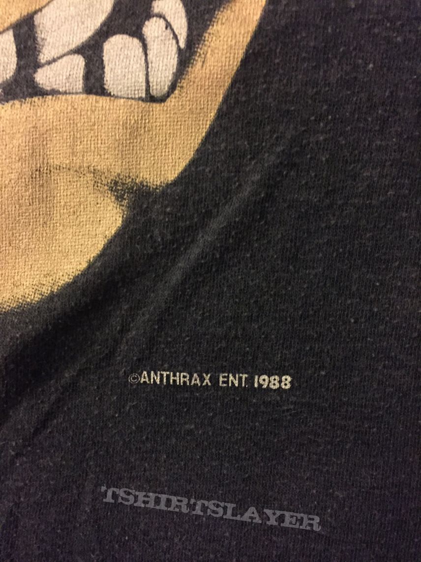 Anthrax vintage shirt 1988