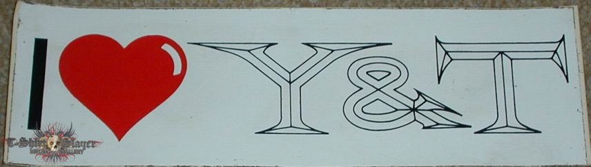 Y&amp;T sticker