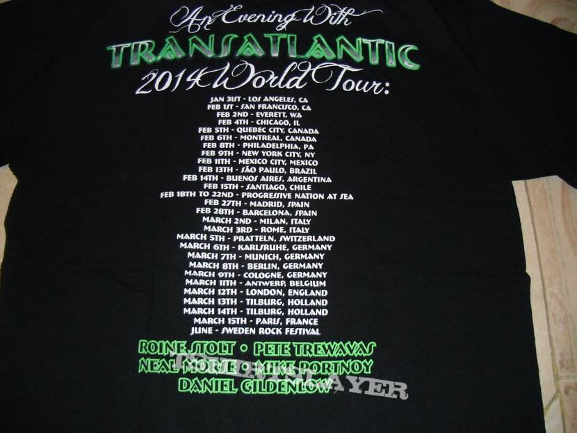 Transatlantic &quot;Kaleidoscope World Tour 2014&quot; T-Shirt