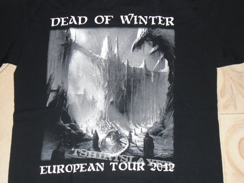 Funebrarum / Undergang &quot;Dead Of Winter - European Tour 2012&quot; T-Shirt