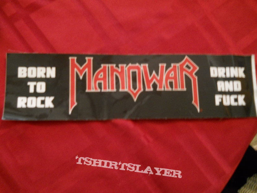 Manowar 2015 XL Tour Shirt + Sticker