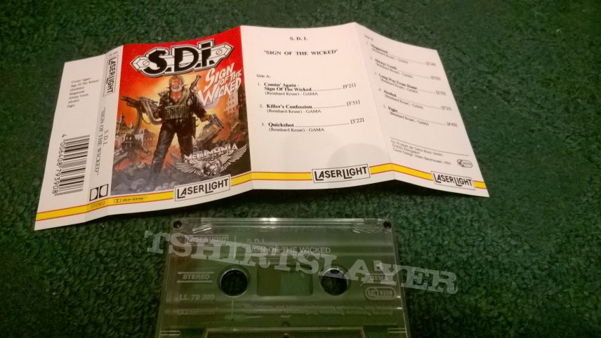 SDI- Satans Defloration Incorporated, Sign of the Wicked tape