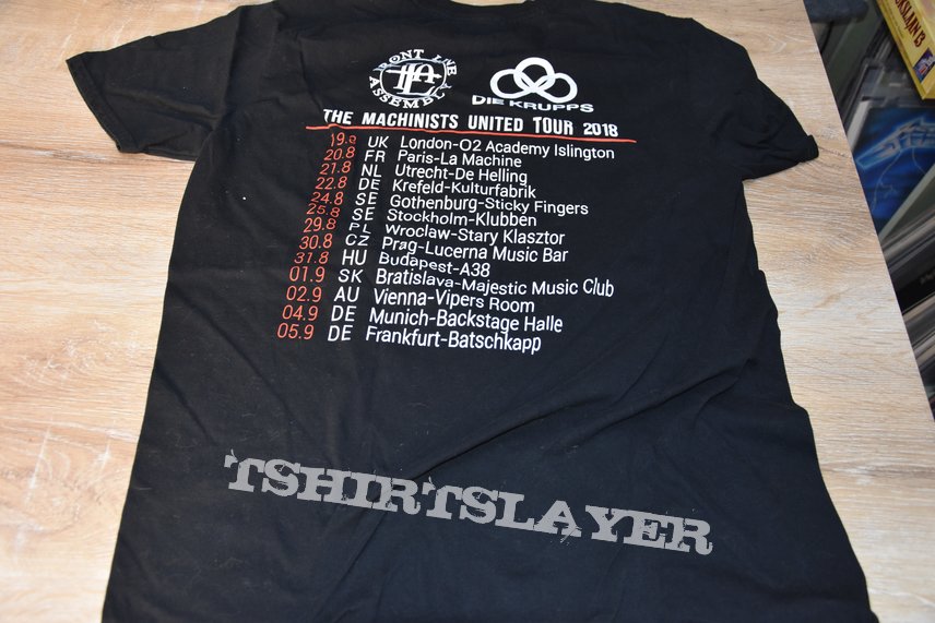 Front Line Assembly The machinists united tour 2018 