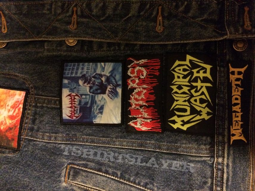 Toxic Holocaust My Battle jacket AS IS. Still need to add a lot more patches