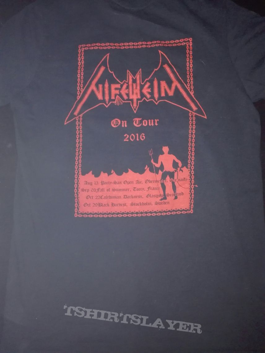 Nifelheim tour shirt 2016