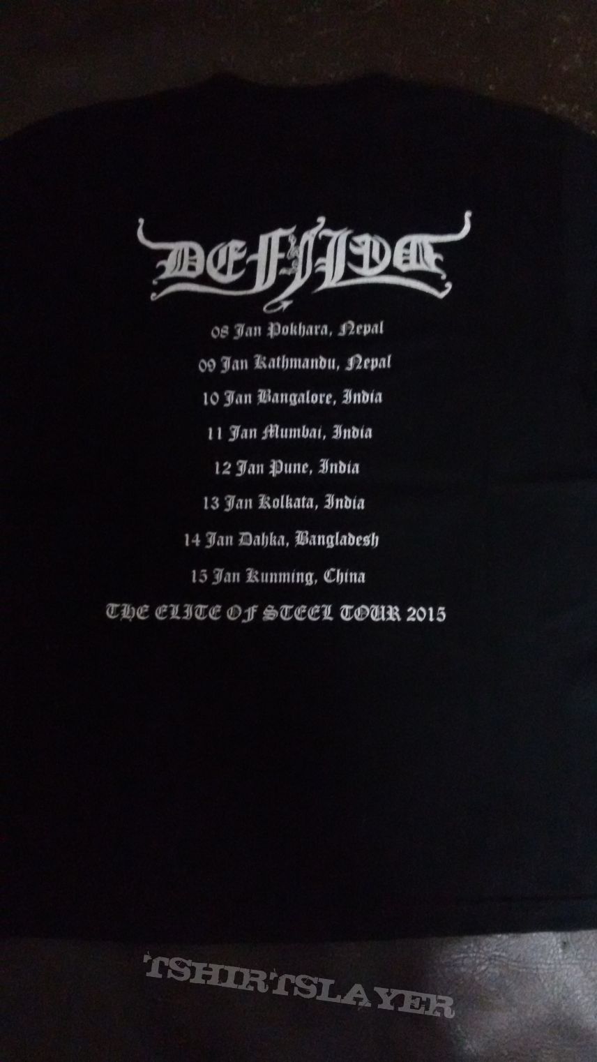 Defiled - The Elite of the Steel Tour T-shirt