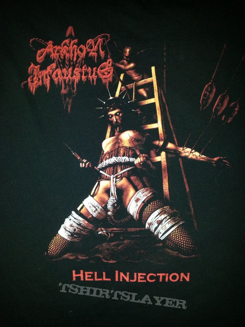 arkhon infaustus &quot;hell injection&quot; shirt