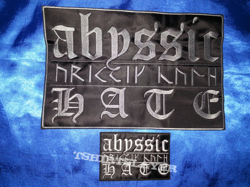 abyssic hate backpatch &amp; patch