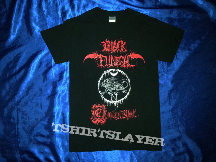black funeral &quot;empire of blood&quot; shirt