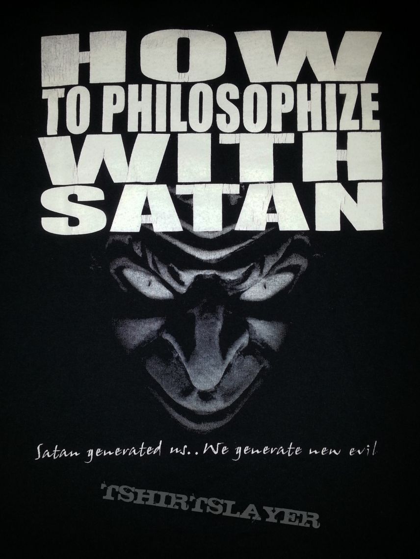 aborym &quot;philosophize with satan&quot; shirt