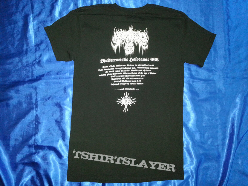 nyogthaeblisz &quot;bioterroristic holocaust 666&quot; shirt