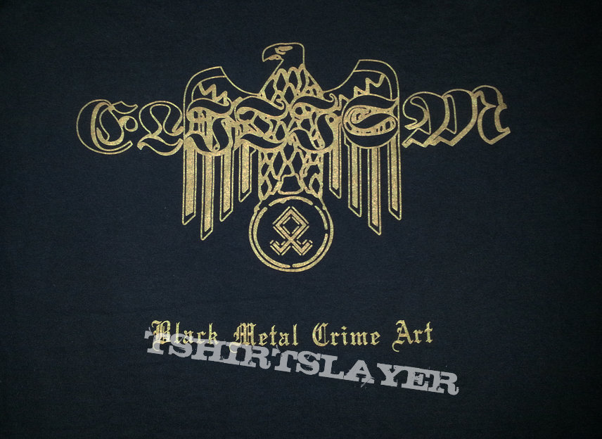elitism &quot;black metal crime art&quot; shirt