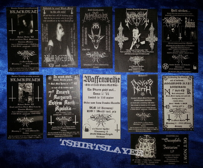 Katharsis sombre flyers