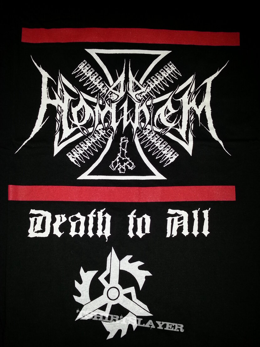 ad hominem &quot;death to all&quot; shirt