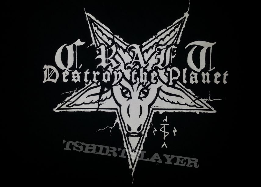 craft &quot;destroy the planet&quot; shirt