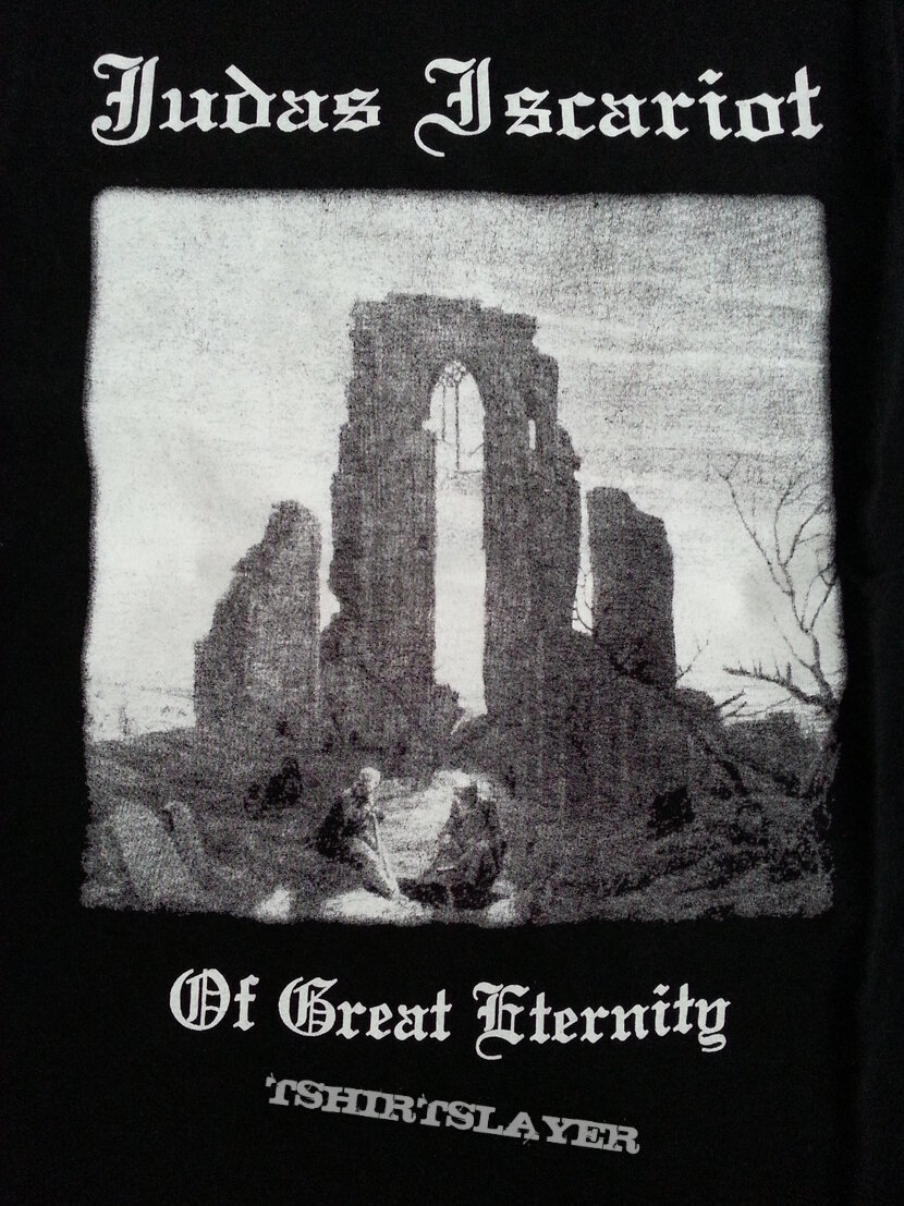 judas iscariot &quot;of great eternity&quot; shirt