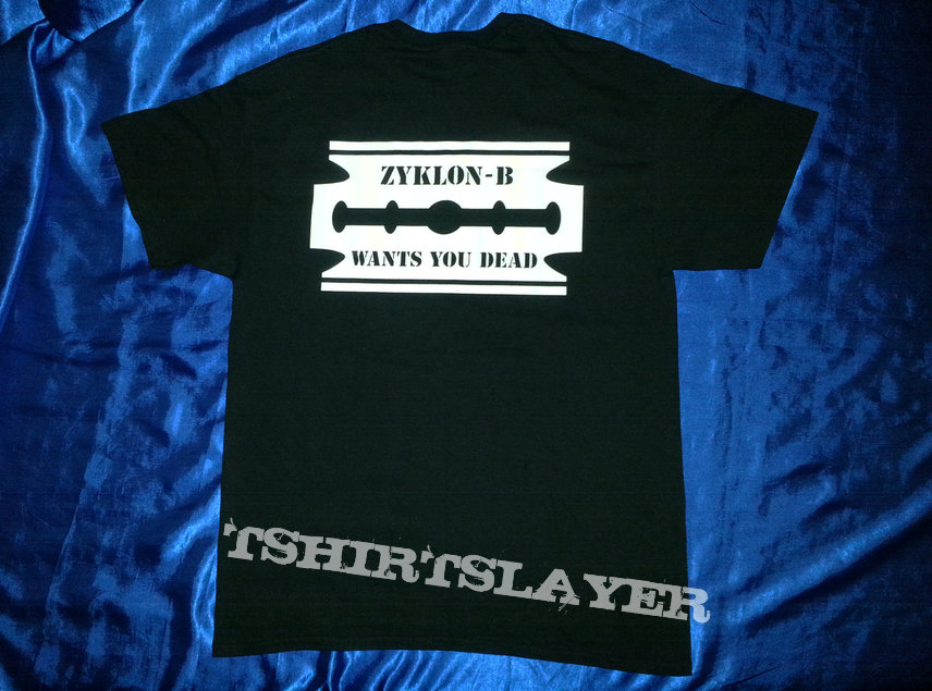 zyklon-b &quot;blood must be shed&quot; shirt