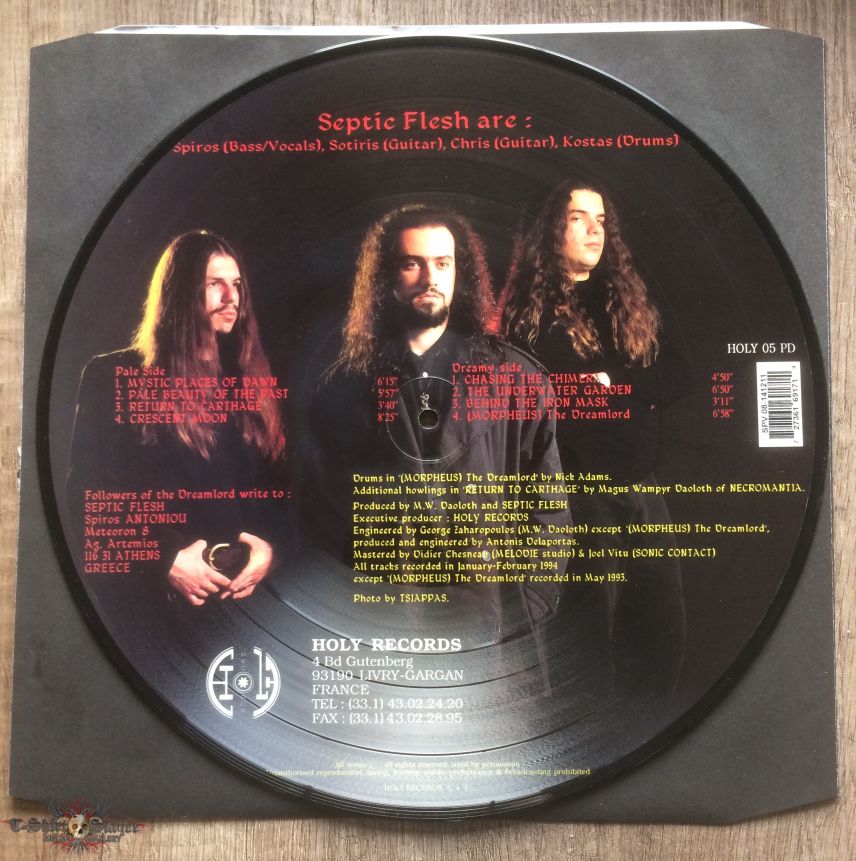 Septic Flesh &quot;Mystic places of dawn&quot; picture disc &#039;94