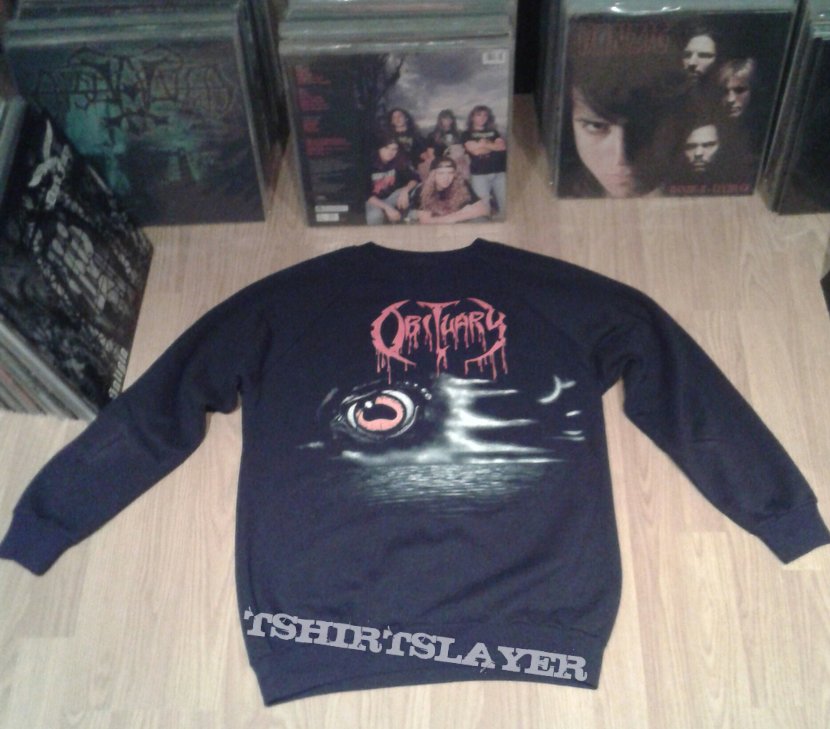 Obituary &quot;Cause of death&quot; sweater/sweatshirt &#039;90